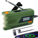iRonsnow 4500mAh Solar Hand Crank Emergency Radio AM/FM/NOAA Alert Portable Radio with Digital Display Led Flashlight & Headphone Jack 3-Way Powered SOS Alarm for Indoor/Outdoor Emergencies